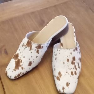 Paloma Wool Pony Hair Mules.  Size 9.